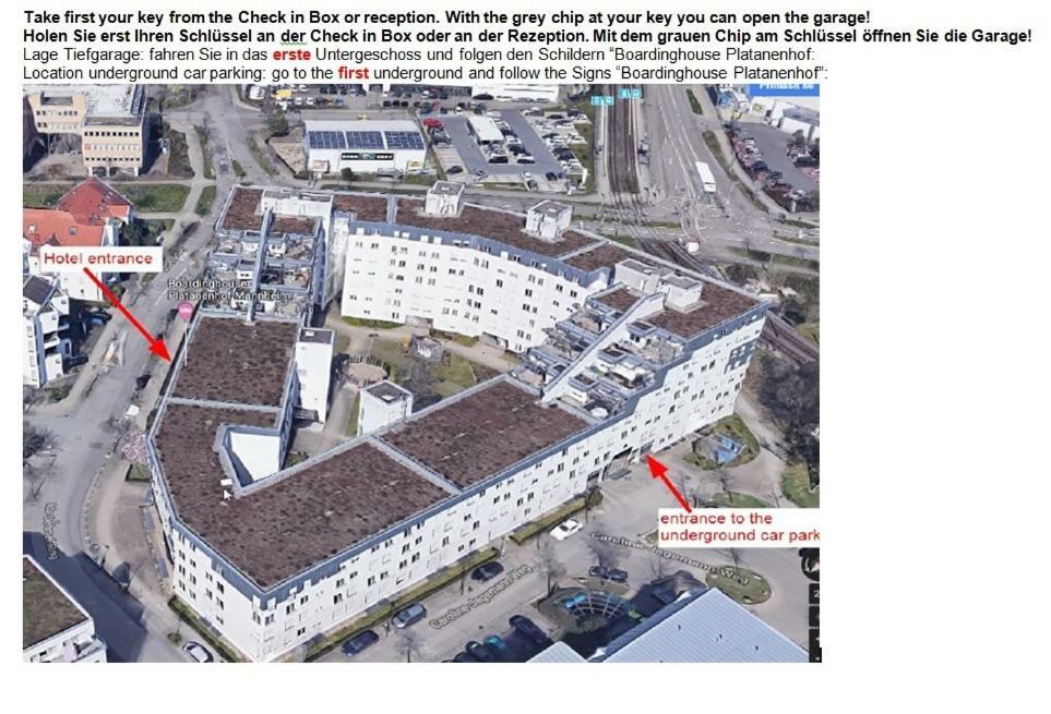 Ariva Boardinghouse Platanenhof Aparthotel Mannheim Exterior foto